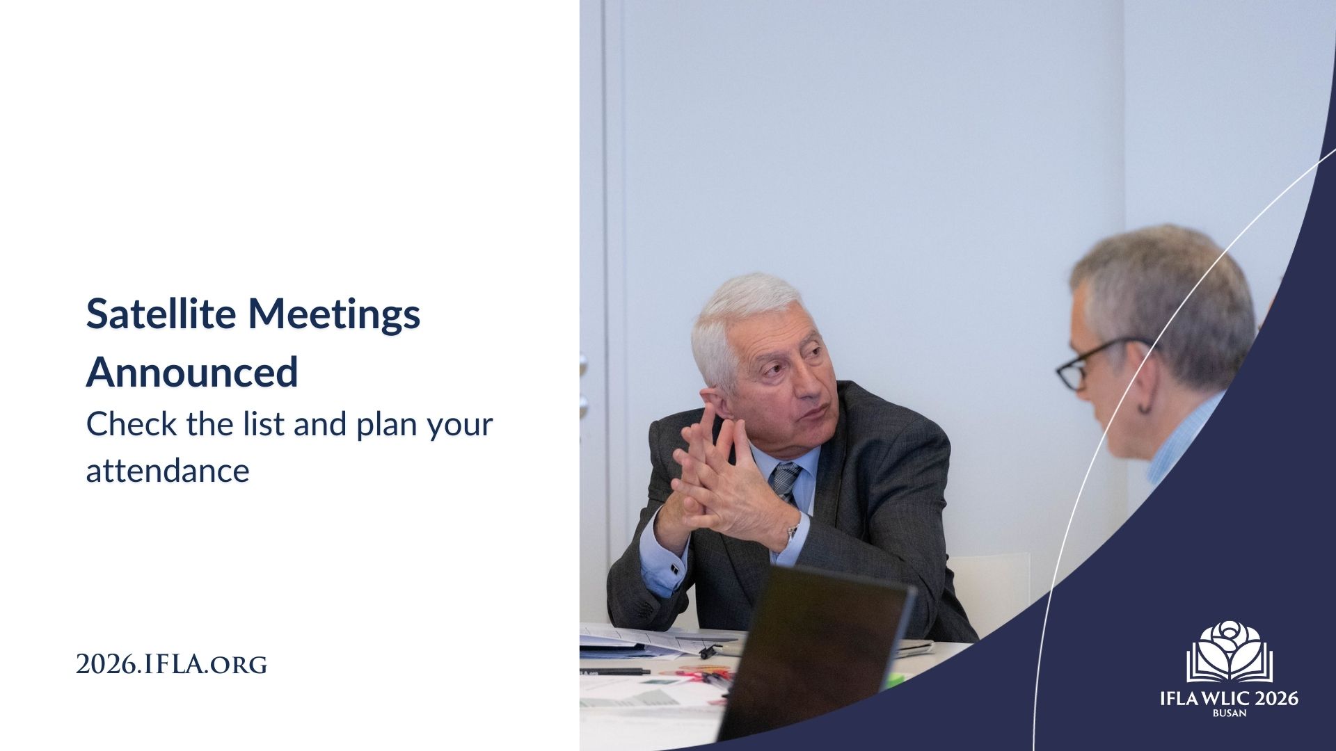 Satellite Meetings Announced